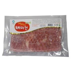 청정원 고소하고 바삭한 베이컨 냉동 1kg 2개