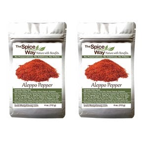 [해외직구]더 스파이스 웨이 프리미엄 알레포 페퍼 112g 2팩 The Spice Way Premium Aleppo Pepper Seasoning 4oz