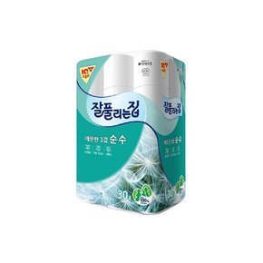 미래생활 잘풀리는집 3겹 순수 30롤 천연펄프 100% 화장지 두루마리 휴지