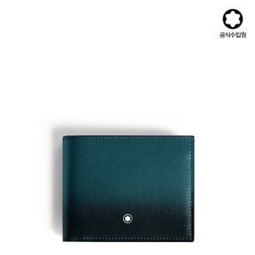 몽블랑 [공식][SSG 단독] 마이스터스튁 스푸마토 6cc 지갑 사이프러스 블루 198800