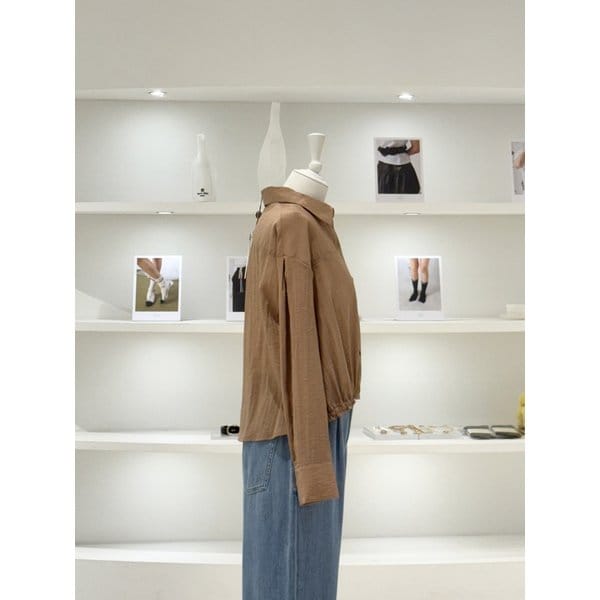 [여주점] 여성 블루종 나일론 혼방 블라우스 (L262PSC054)