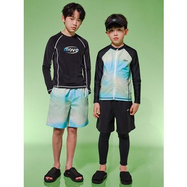 폴햄키즈 공용) 래쉬가드 반바지 레깅스 세트 PKF2PT3510