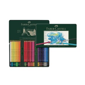 전문가용 수채 색연필 60색 틴케이스