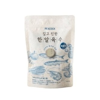 텐바이텐 피코크 기타조미료 한알육수 해물맛 (3.5gx40입)