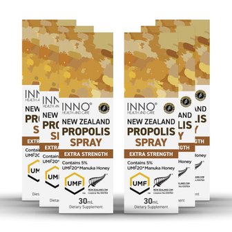  이노헬스앤케어 뉴질랜드 프로폴리스 스프레이 엑스트라 스트렝스 30ml 6개