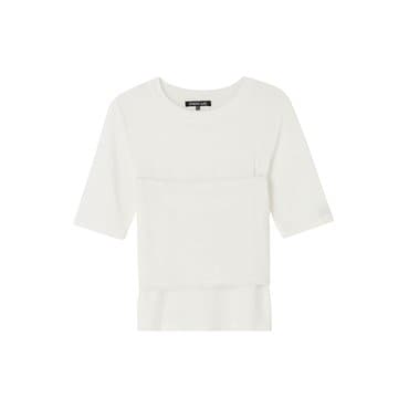 LAP 꼬임 뷔스티에 반팔티셔츠 AR2CT464