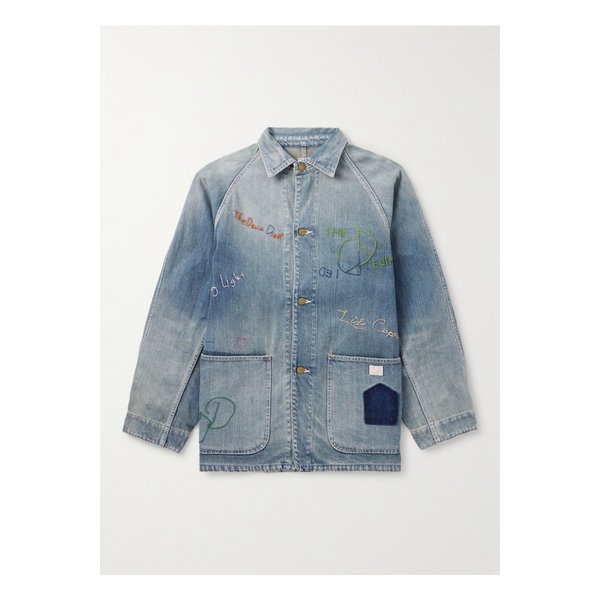 선인장 자수 데님 재킷 1647597359389398