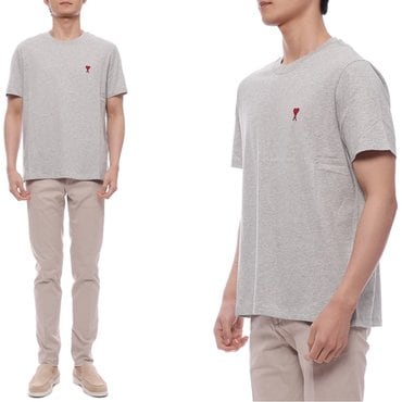 아미 25SS 남성 하트 로고 반팔티셔츠 (BFUTS035 724 0951 M 25S)