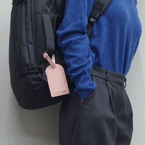 골프라운딩 골프백 캐리어 커버형 네임택 핑크