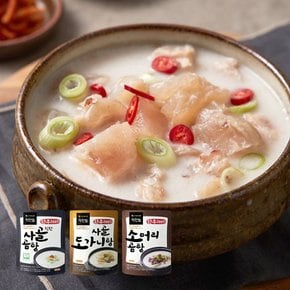 [고삼농협]착한들 한우진한사골곰탕 500ml+한우사골도가니탕 500g+한우소머리곰탕 500g/각 1팩