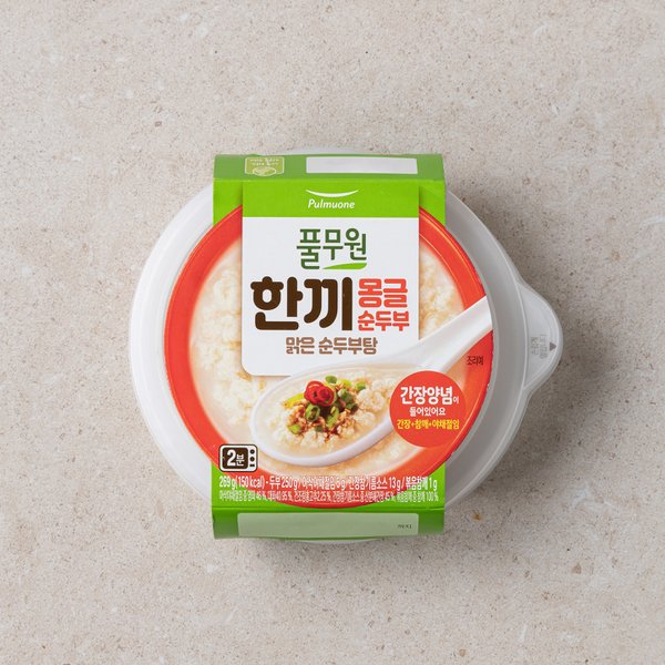 한끼몽글 맑은순두부 269g