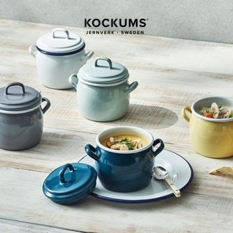 Kockums Jernverk 코쿰 법랑 미니 냄비 0.7L