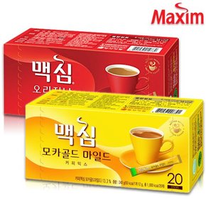 맥심 모카골드 커피믹스 20T+오리지날 커피믹스 20T