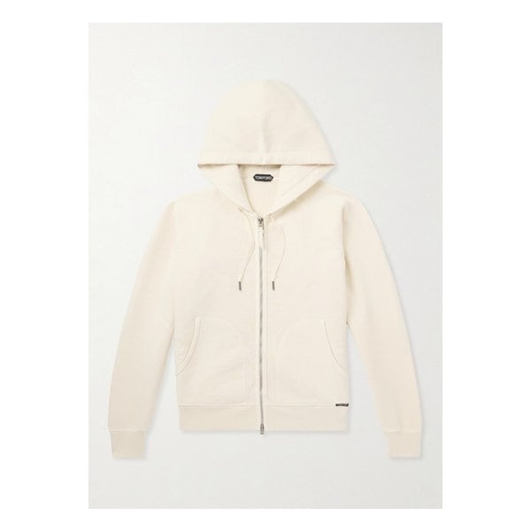 슬림핏 코튼 저지 집업 후드 티셔츠 46376663162880856