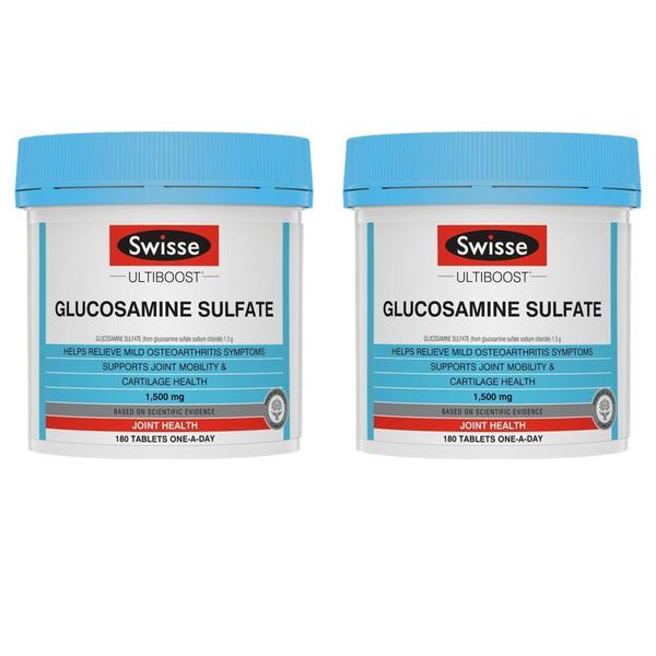 [해외직구] 호주직구 스위스 글루코사민 1500mg 180정 2팩 Swisse Glucosamine Sulfate 1500mg