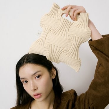 플리츠마마 뉴보우백 아이보리