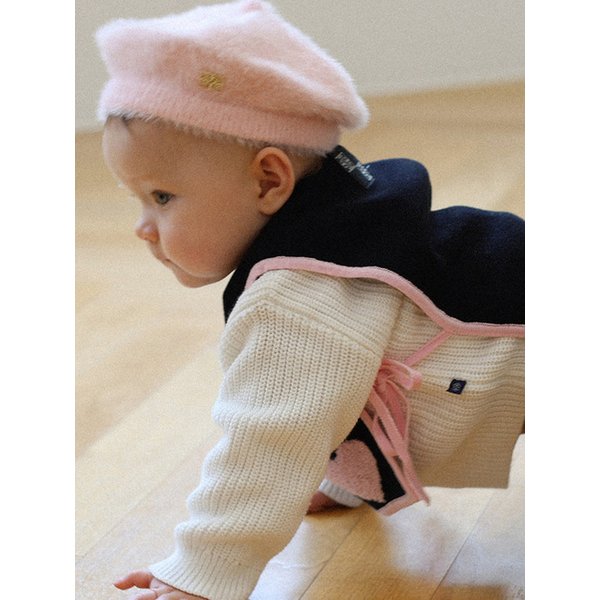 [BABY]앙고라 베레모 핑크