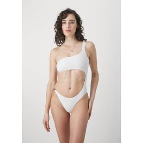 4780216 Versace SWIM ONE PIECE GREEK CHAIN - Swimsuit white