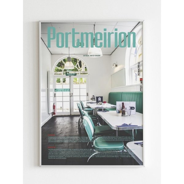 인테리어 아트 포스터_PORTMEIRION(A1 5070 A2 A3size/frame3종)