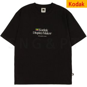 코닥 디지털레인보우 워딩 로고 티셔츠 K3223LRS24-BLK