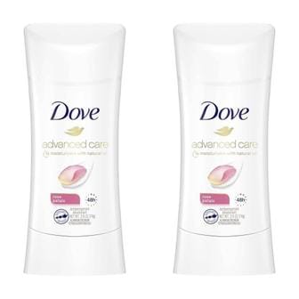 도브 [해외직구] Dove 도브 어드밴스드 케어 장미 꽃잎 데오드란트 74g 2팩