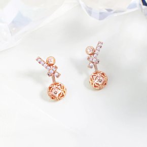 14k 스노우볼 귀걸이 [주문제작]