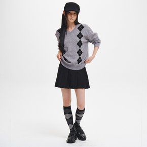 WOMAN 플리츠 미니 스커트 [BLACK] / GF3LSK511