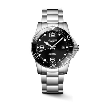 론진 하이드로 콘퀘스트 세라믹 블랙 다이얼 41MM L3.781.4.56.6