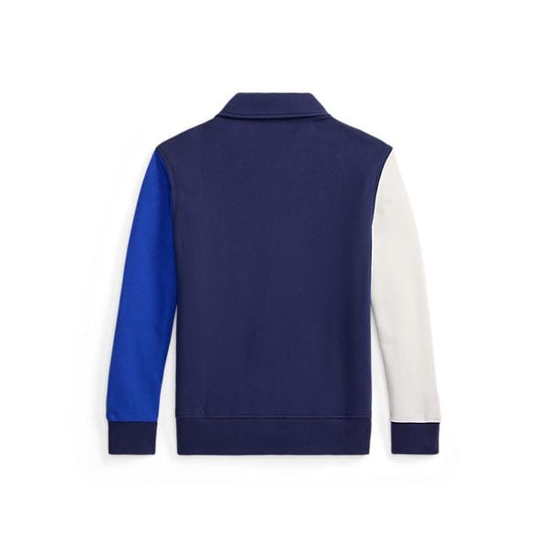 폴로 키즈 남아 8-18세 컬러블록 테리 칼라 스웨트셔츠(CWPOKNIY8021659410)
