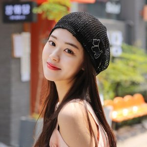 hat'scompany 비니 여름 헤어두건 여성모자 메쉬 밴드 네트아가사비니