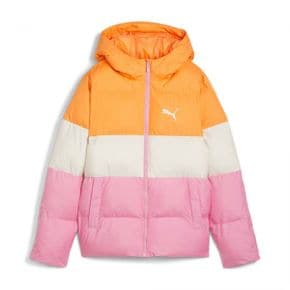 키즈 퀼티드 자켓 폴리 후디 후드 Puffer 자켓 626502 Mauved 아웃 9375031