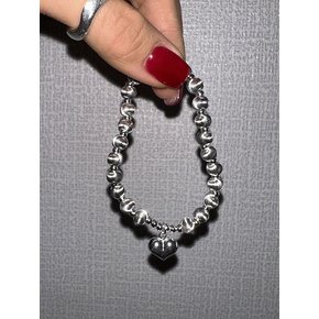 [925silver] Hologram heart bracelet