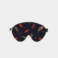 [살랑]Vernon sleep mask 003 two-tone leaf navy blue