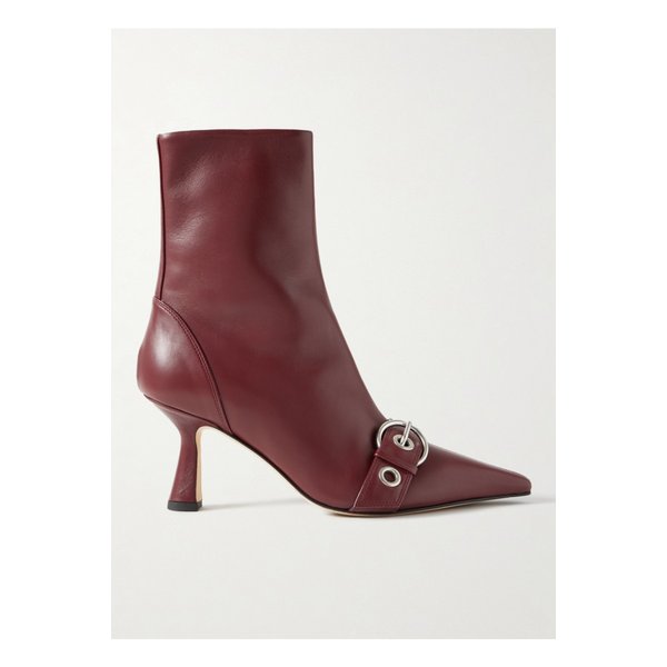 에이디 할리마 버클 장식 가죽 앵클 부츠 메를로 46376663162886125