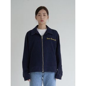 Corduroy embroidery jacket