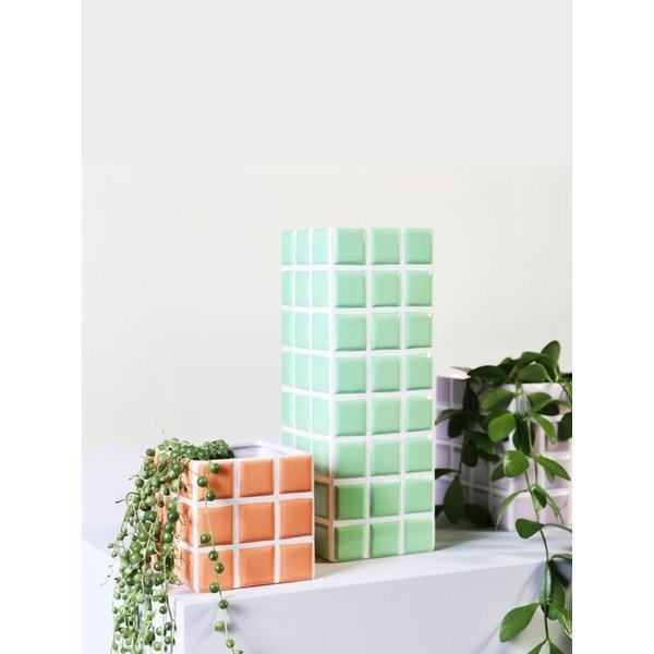 PC1440 Vase Tile Mint 11x28