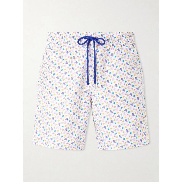 빌보콰 무레아 스트레이트 레그 미드 렝스 프린트 스윔 쇼츠 46376663163072945