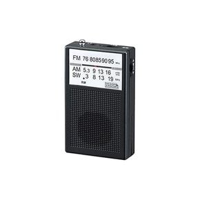 야자와 AM FM 단파 라디오 블랙 RD26BK