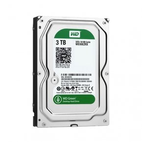 WD HDD 내장 하드 디스크 3.5인치 3TB 그린 WD30EZRX-1TBP 인텔리파워 SATA 6Gbs 2년 보증