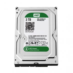 WD HDD 내장 하드 디스크 3.5인치 3TB 그린 WD30EZRX-1TBP 인텔리파워 SATA 6Gbs 2년 보증