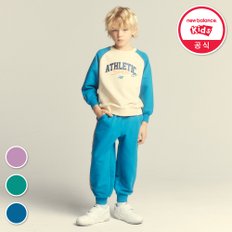 뉴발란스 키즈  Essential_ 라글란 컬러블럭 2PCS 셋업 아동 NK9YE1107U