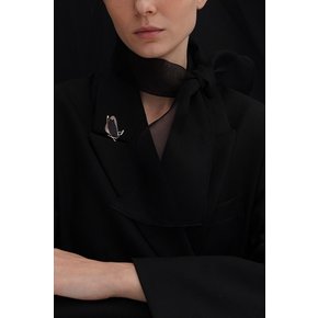 Dancing Joli Brooch - Onyx