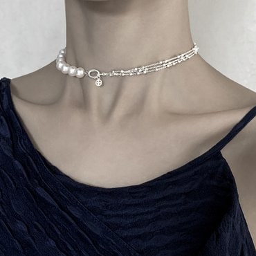 구베 NUIT GB NECKLACE_SILVER