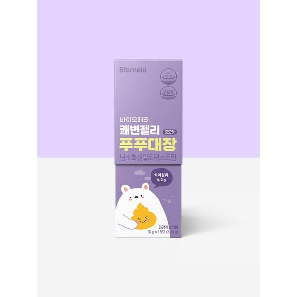 쾌변젤리 푸푸대장 포도맛 15g x 15포
