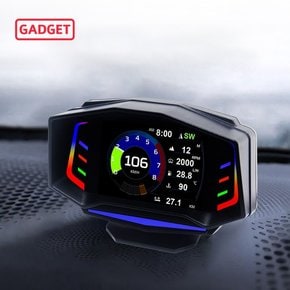 HUD 헤드업디스플레이 GH9 OBD2 슬로프미터