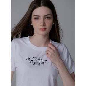 CLOVER WREATH TSHIRT_WHITE