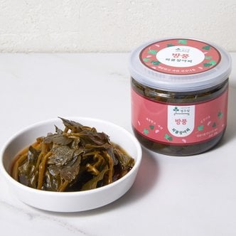  담우 방풍 나물 피클 장아찌 250g 캠핑 음식 밑반찬 요리