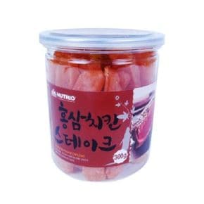 반려동물용품 뉴트리오 홍삼 치킨 스테이크 300g