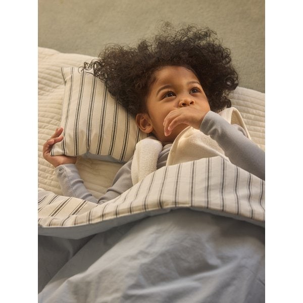 스트라이프 낮잠이불+베개 세트 (2color)