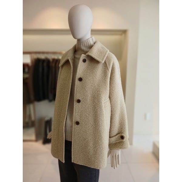 [여주점] 씨씨콜렉트 알파카블렌드싱글하프코트 E254msg146